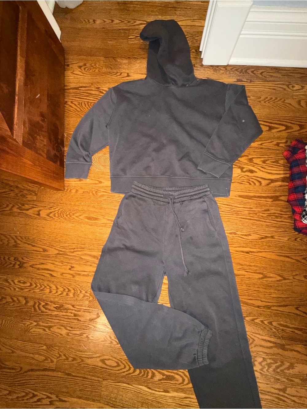 ZaraCharcoal Gray Hoodie and Jogger Set